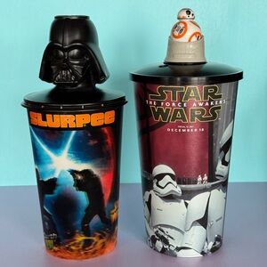 Star Wars force awakens storm troopers & BB-8 and Slurpee Collectible Tumblers